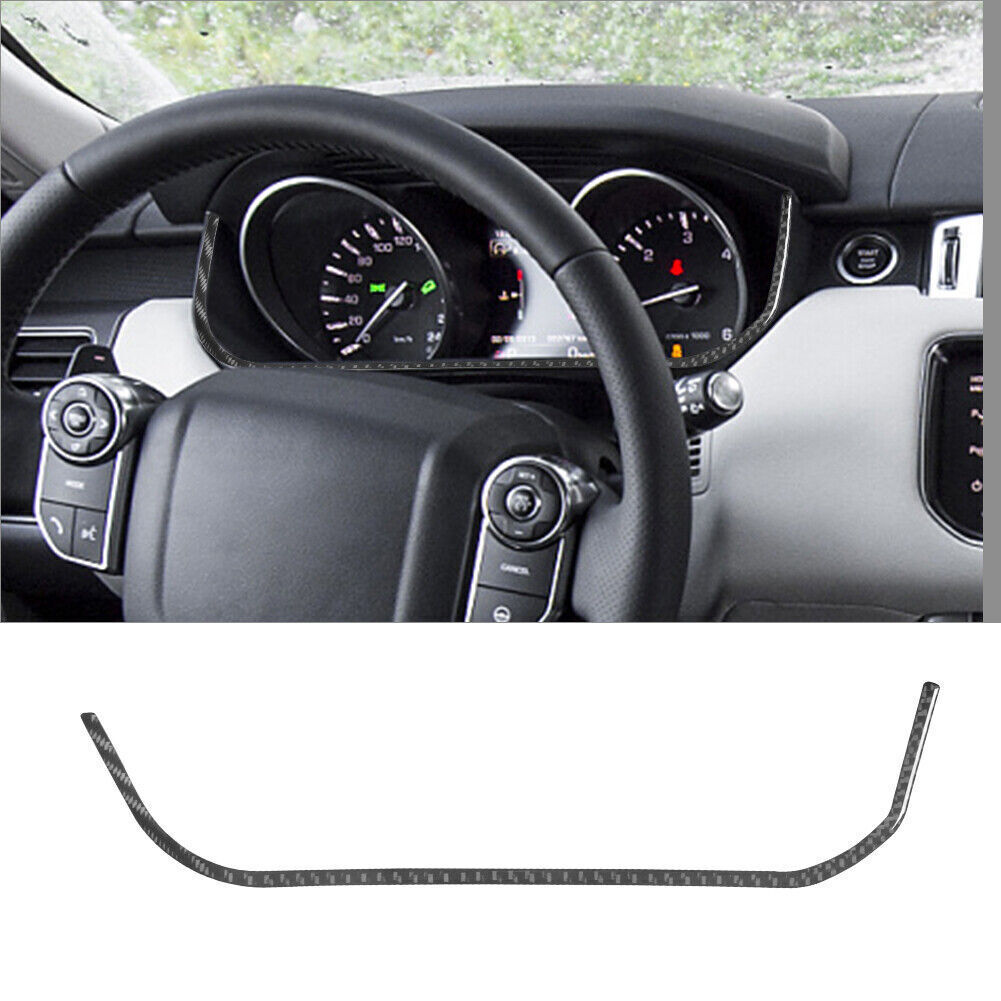 Carbon Fiber Interior Speedometer Surround Cover Trim For Land Rover Range Rover