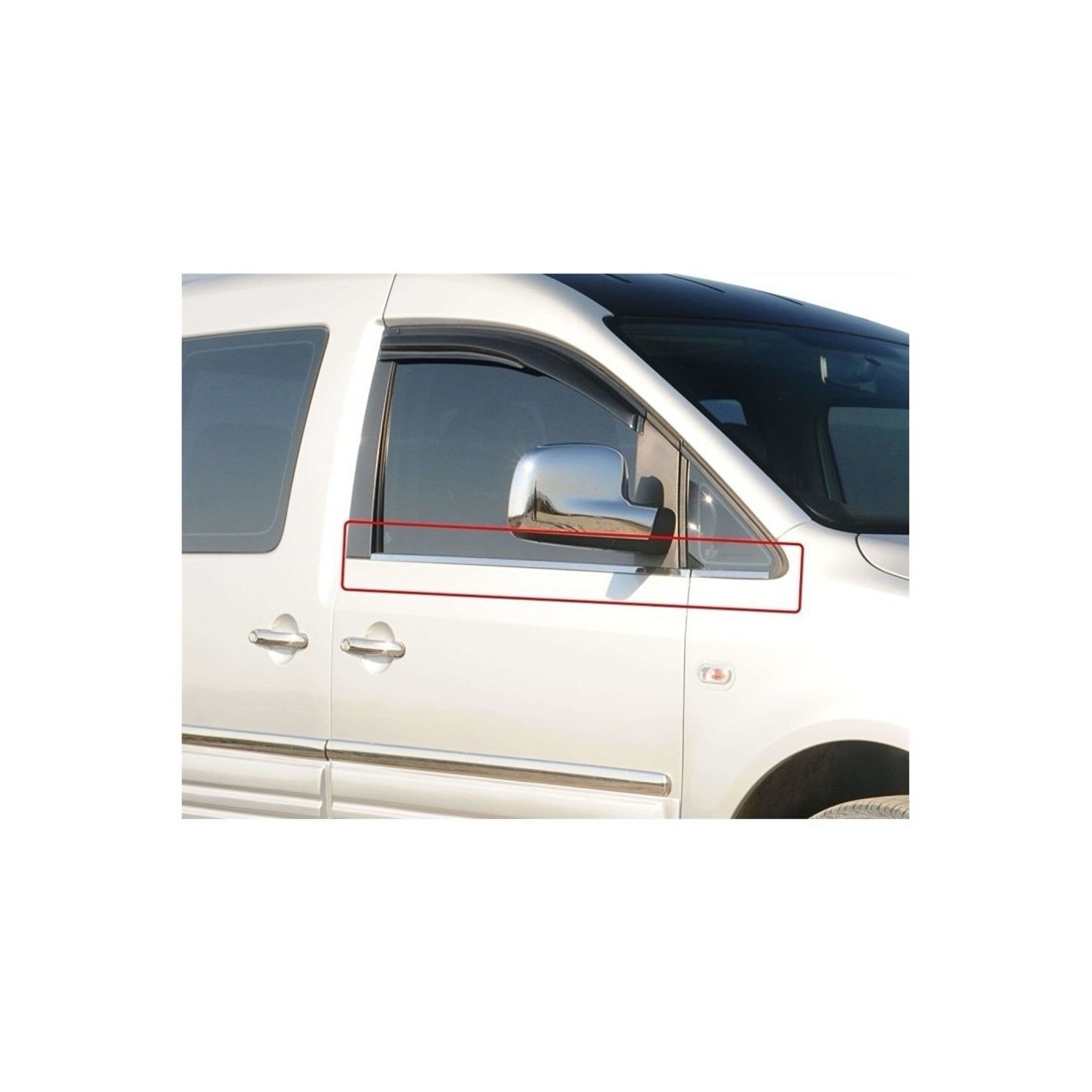 Chrome Window Trim For Volkswagen Caddy 2004-2010