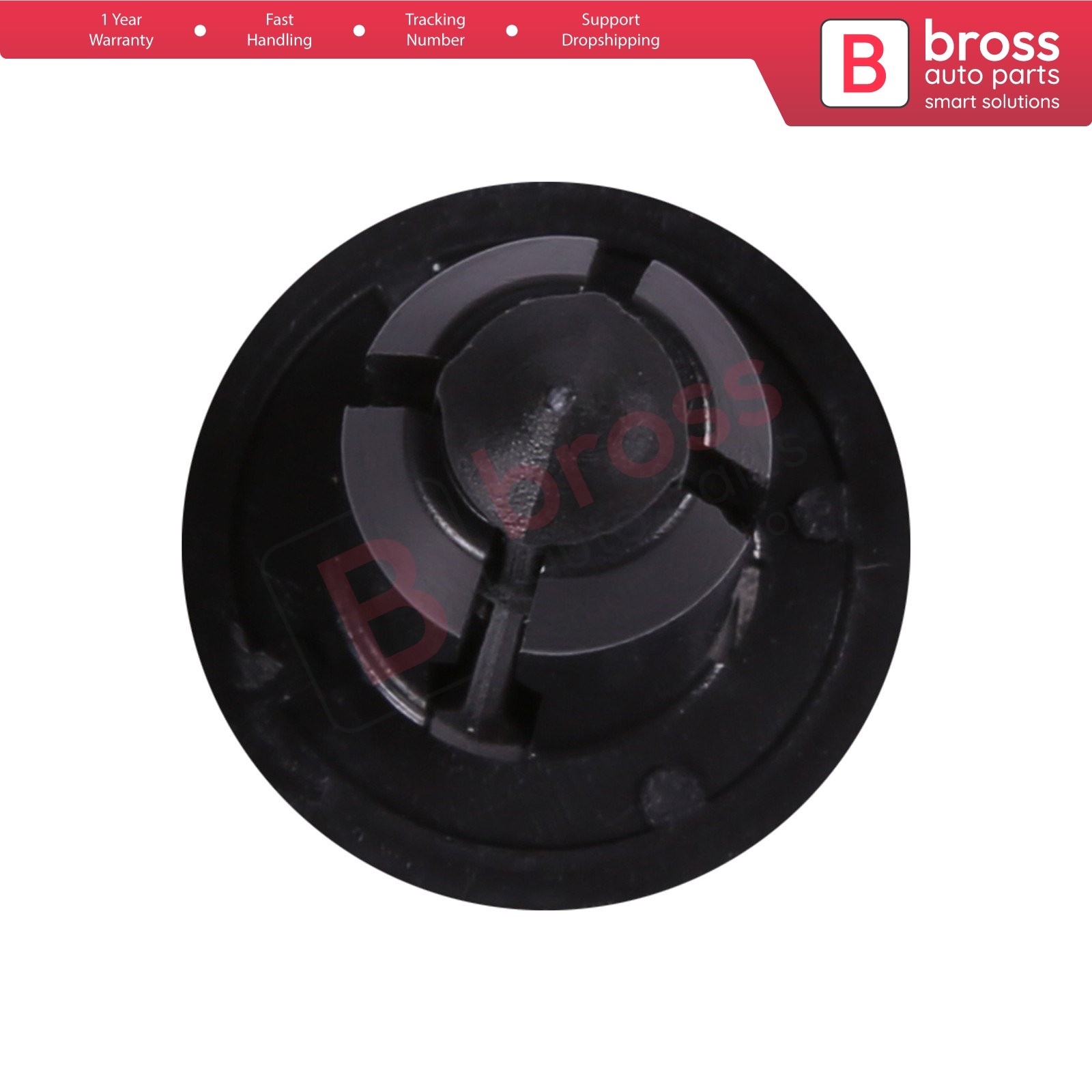 Bross BCF1088 10 Pieces Bumper Push Type Retainer for Nissan: 01553 09241
