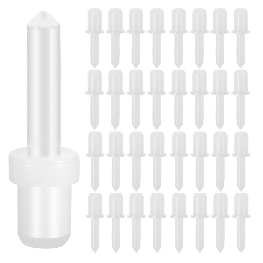 50 Pcs Window Screen Pins Plastic Replacement Kit For Shutter Louvers Repair