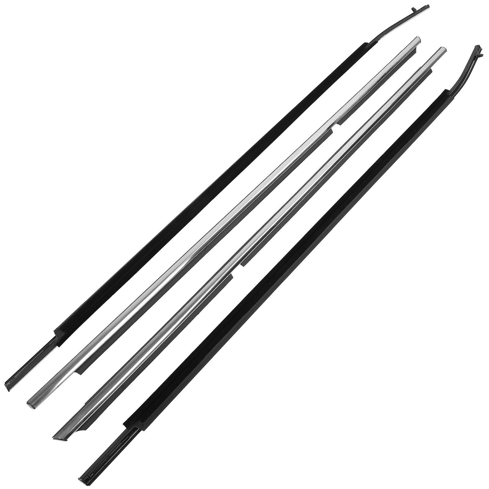 4 x Window Seal Belt Moulding Trim Weatherstrips for Toyota Camry 2012-2014 New
