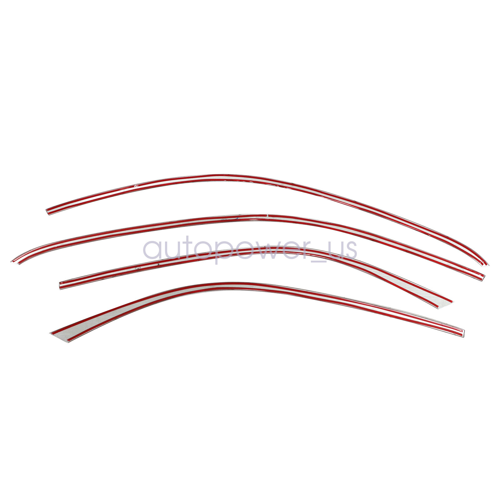 Fit For 13-15 Chevrolet Malibu Side Window Upper Molding Trims Decoration Strips