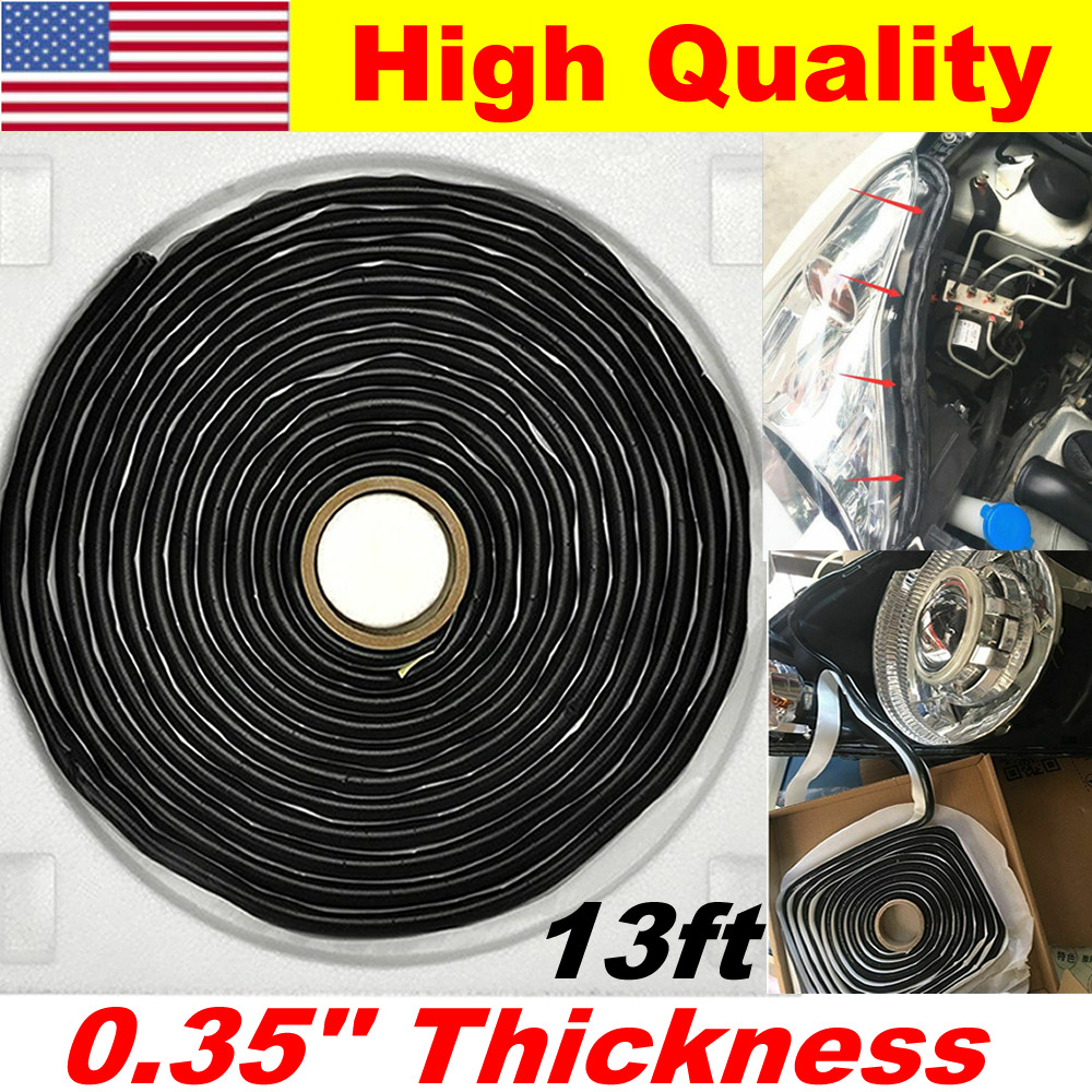 1 Roll Butyl Tape Rubber Glue Headlight Sealant Retrofit Reseal Headlamps Door