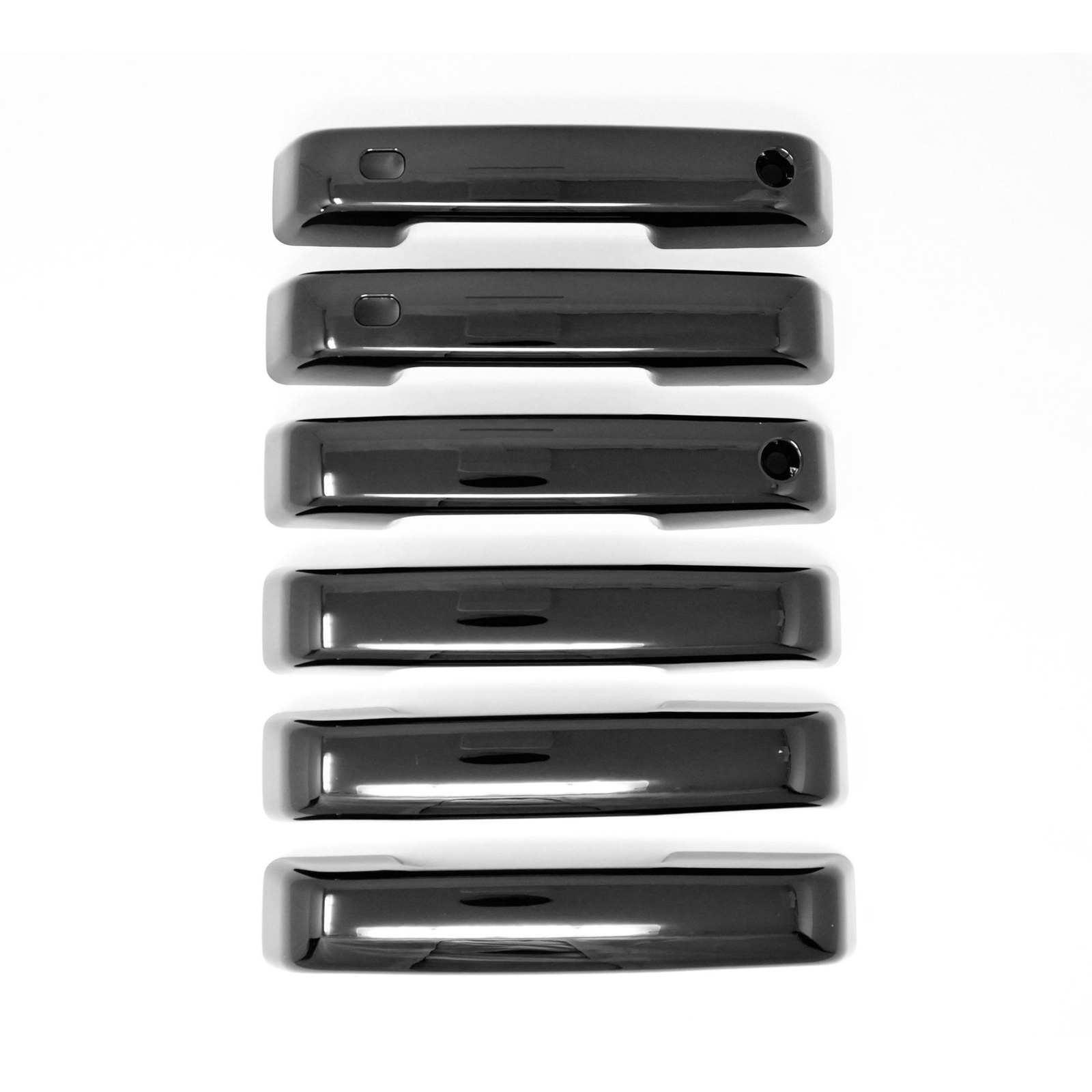Patented Snap-On Black Door Handle Cover for 21-23 Ford F-150 W/ & W/O SMARTKEY