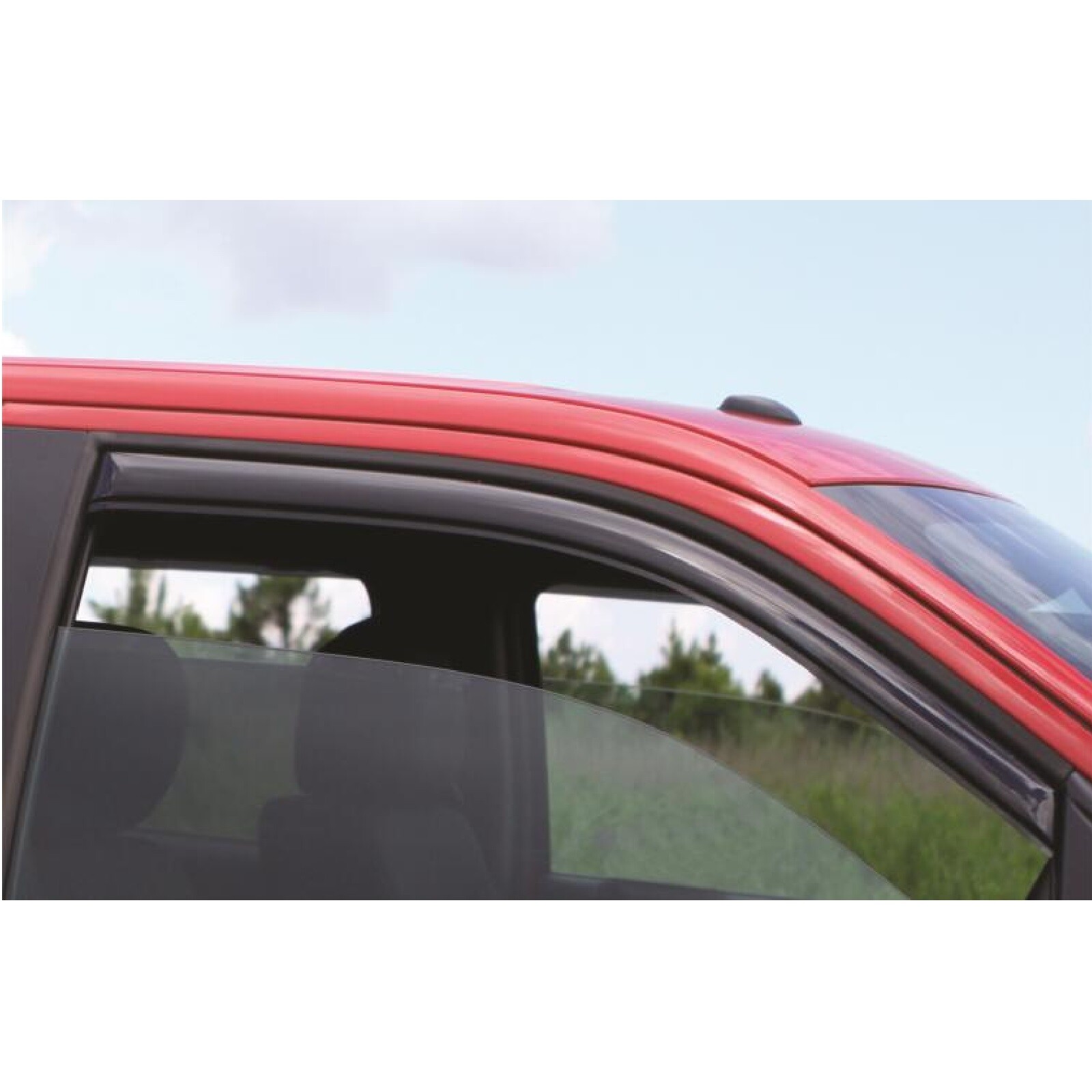 AVS In-Channel Front Ventvisor Smoke Window Deflectors for 05-19 Nissan Frontier