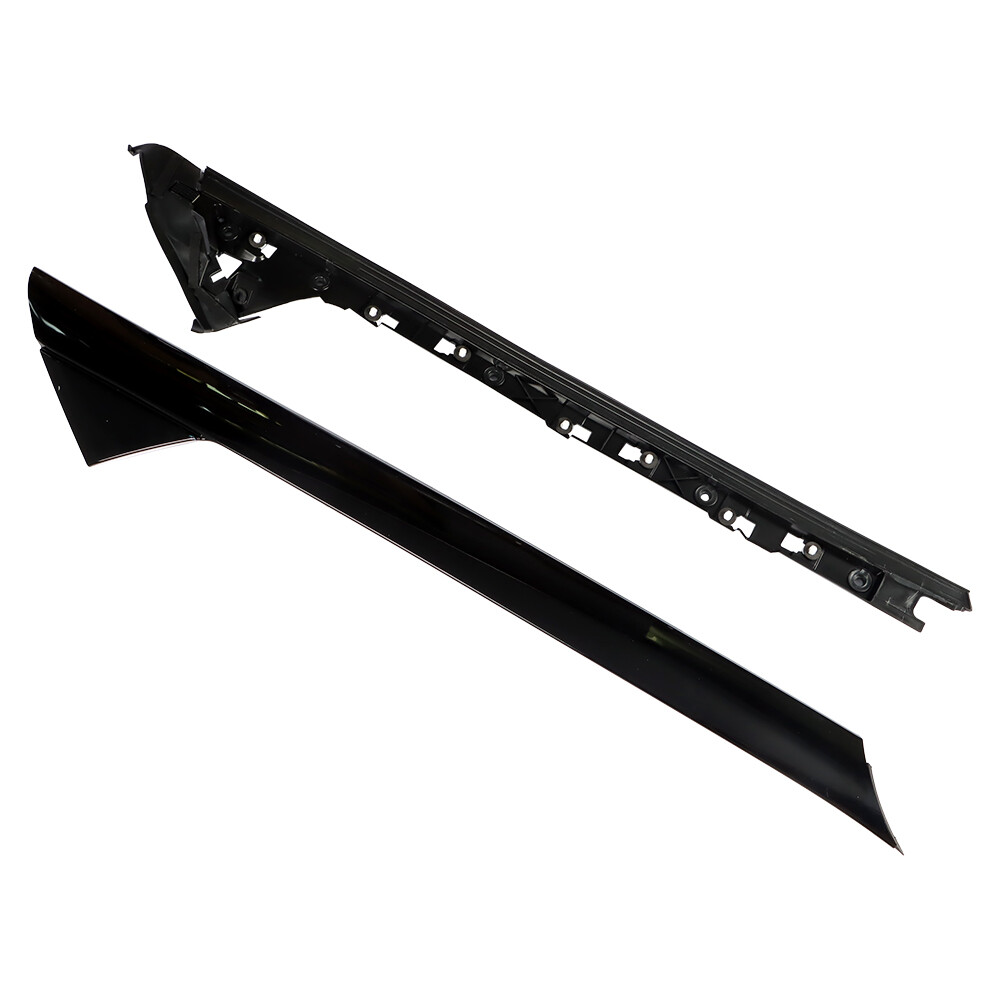 1Pair Left Driver Side For Ford Explorer 11-19 Windshield A-Pillar Molding Trim