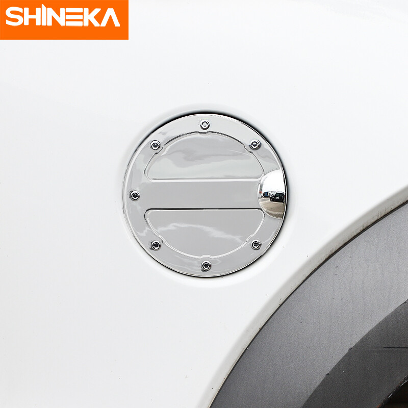 ABS Gas Door Cover Trim Fit 09-14 Ford F150 Stick On Fuel Tank Door Decal