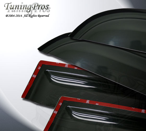 For 03-08 Toyota Corolla 2.0mm Outside Mount Rain Guard Wind Deflector Visor 4pc