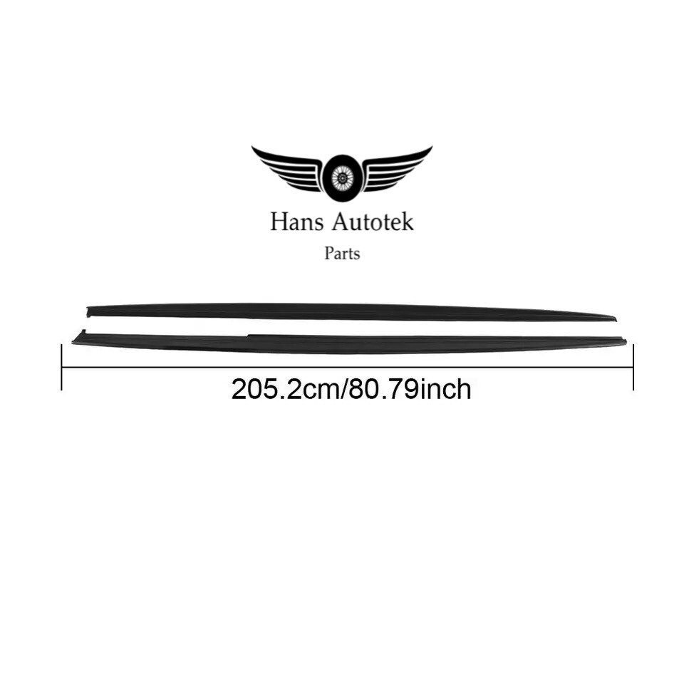 M Performance Style Carbon Fiber Side Skirts Extension FOR BMW 3 Series F30 F31