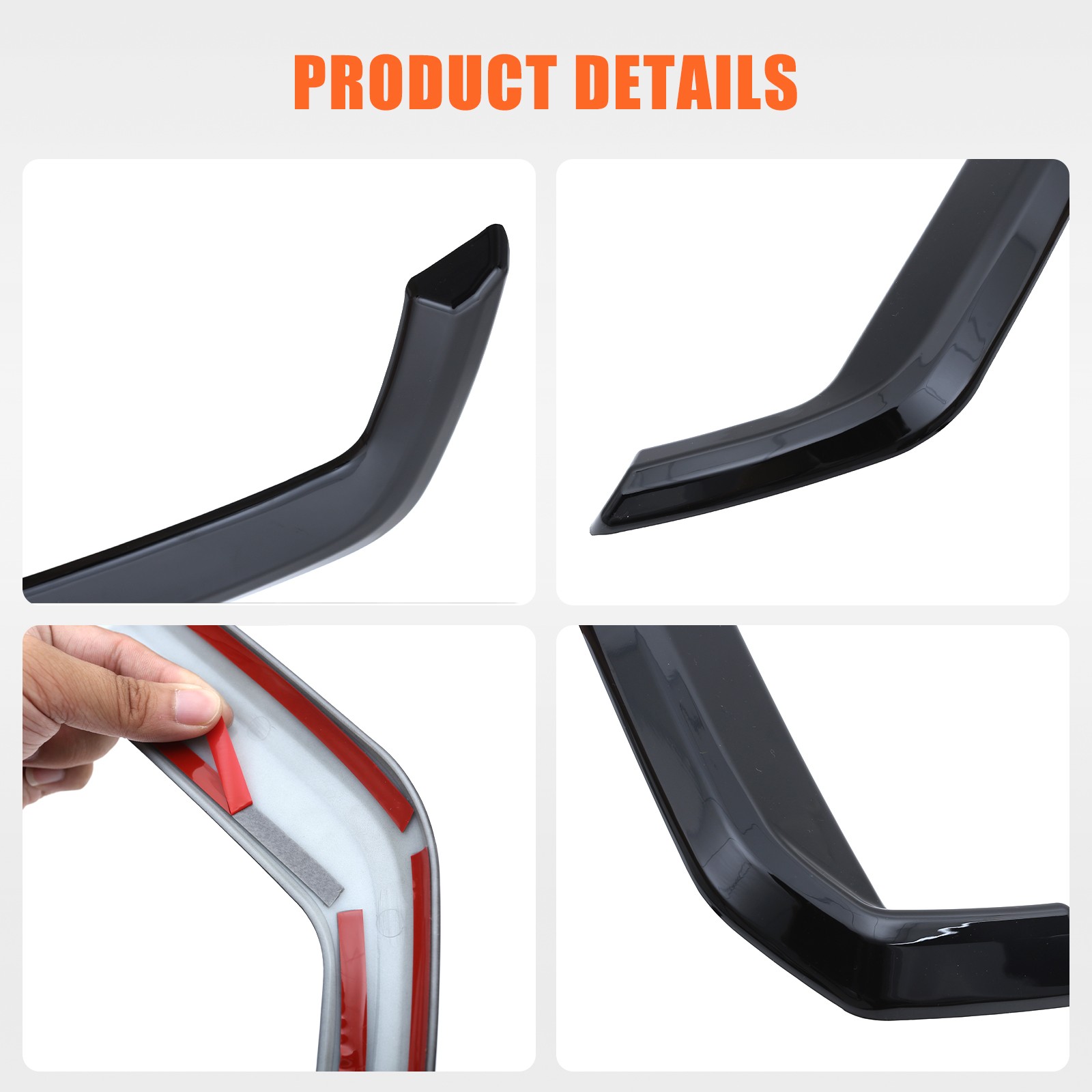 Glossy Piano Black Exhaust Tip Trim For BMW 5 Series G60 M Sport Version 24+ US
