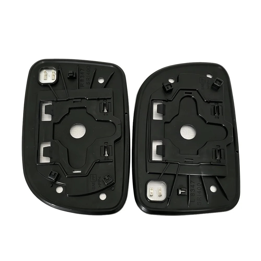 For Hyundai Santa Fe Rearview Mirror Glass Lens With Backing Plate Heated