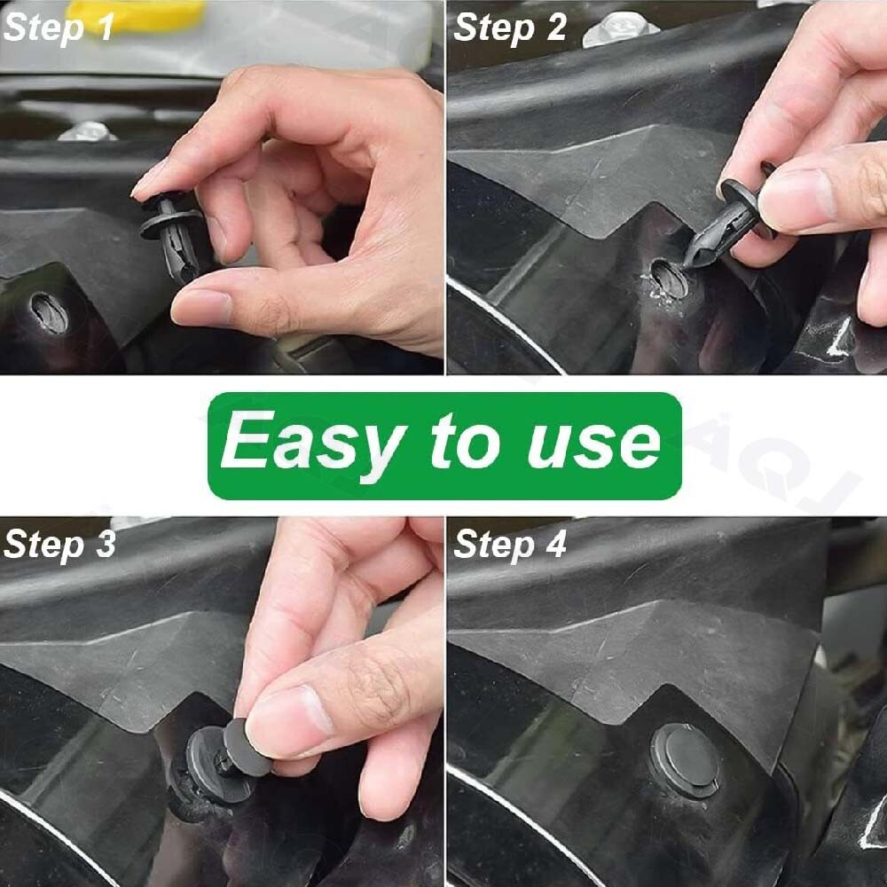 Car Bumper Body Parts Rivet Molding Retainer Push-Pin Clip Trim/Assortments Kit