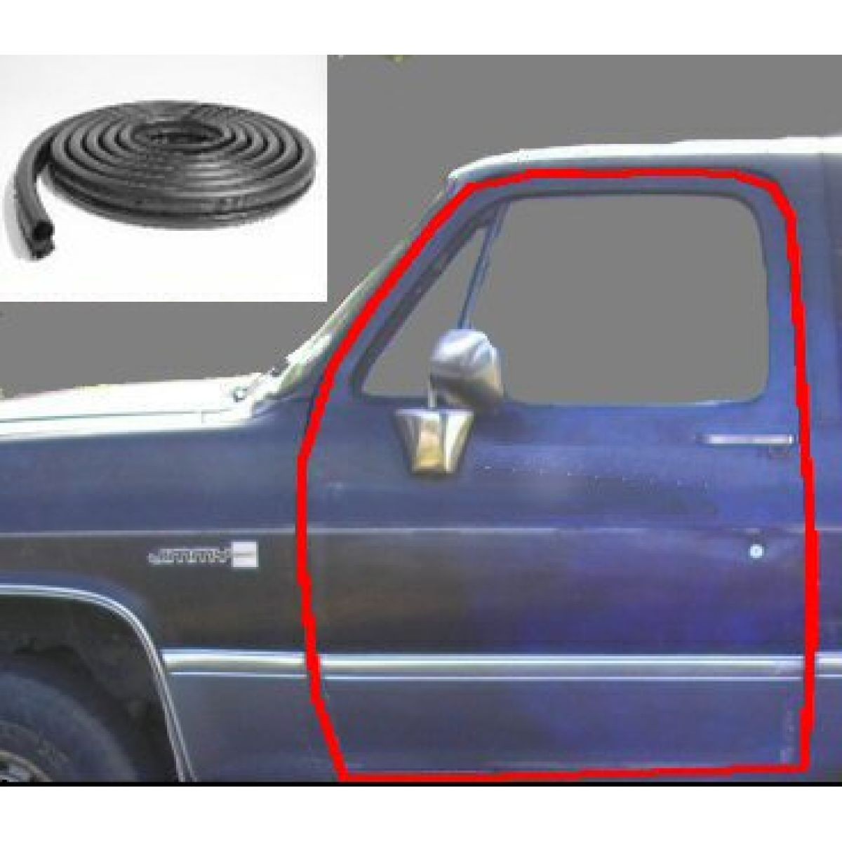 Door Weather Strip Seal 16 Piece Kit Set for Chevrolet GMC Pickup Truck SUV New