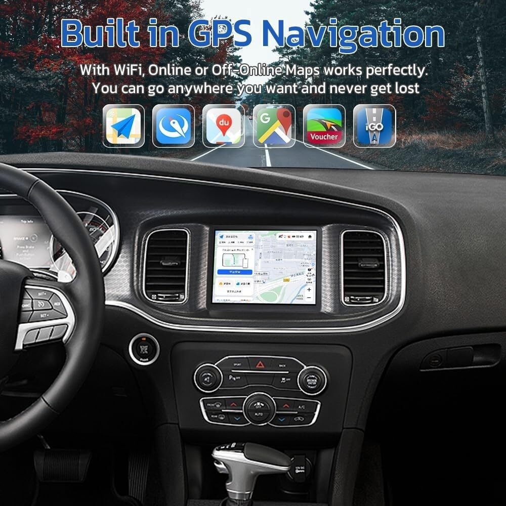 8.4″ Pantalla Para Dodge Challenger 2015-2021 Radio Estéreo AHD