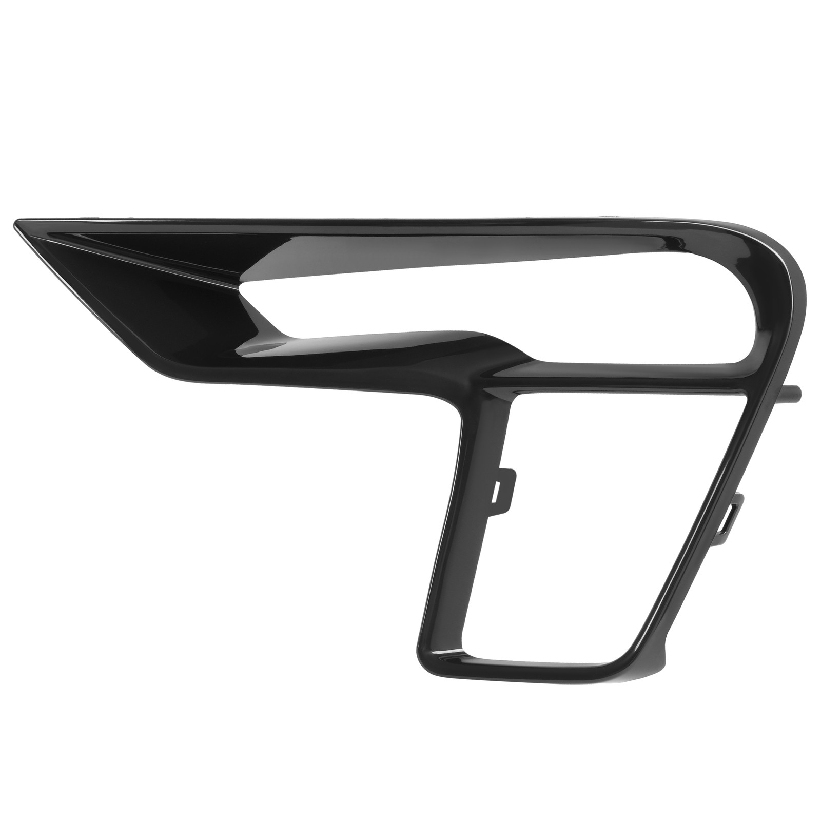 Pair Front Bumper Fog Light Cover Bezel Black Trim For Ford Explorer 2018-2019