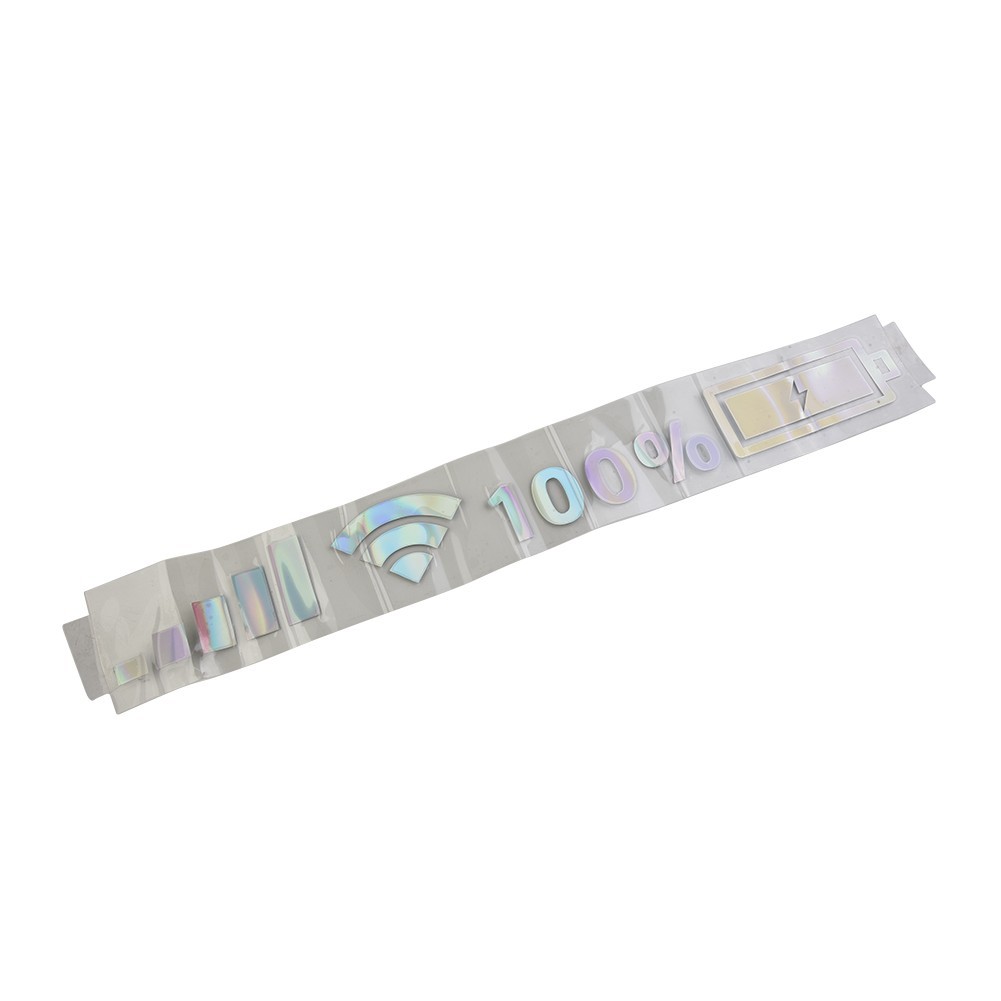 Battery Level Signal Car Vinyl Reflective Stickers Decals Decor High Quality