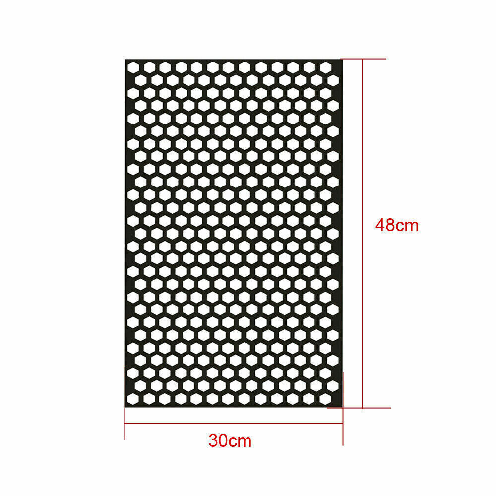 2x Car Rear Tail Light Cover Black Honeycomb Sticker Tail-lamp Decal Accessories