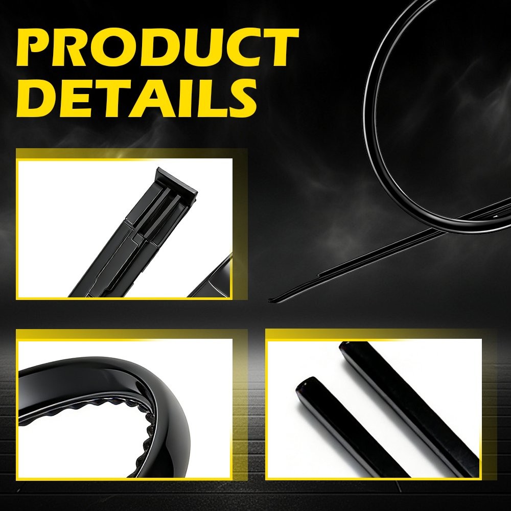 For Toyota Corolla 2003-08 Replace Roof Drip Molding Trim Rubber Seal Strip2-10x