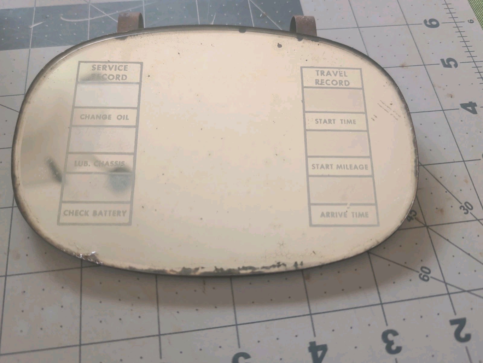 Vintage 1940-50’s Automotive Visor Vanity Mirror