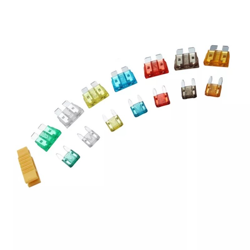 US STOCK 220pcs Car Truck Boat Blade Fuse Automobile Assortment Kit for Vehicles