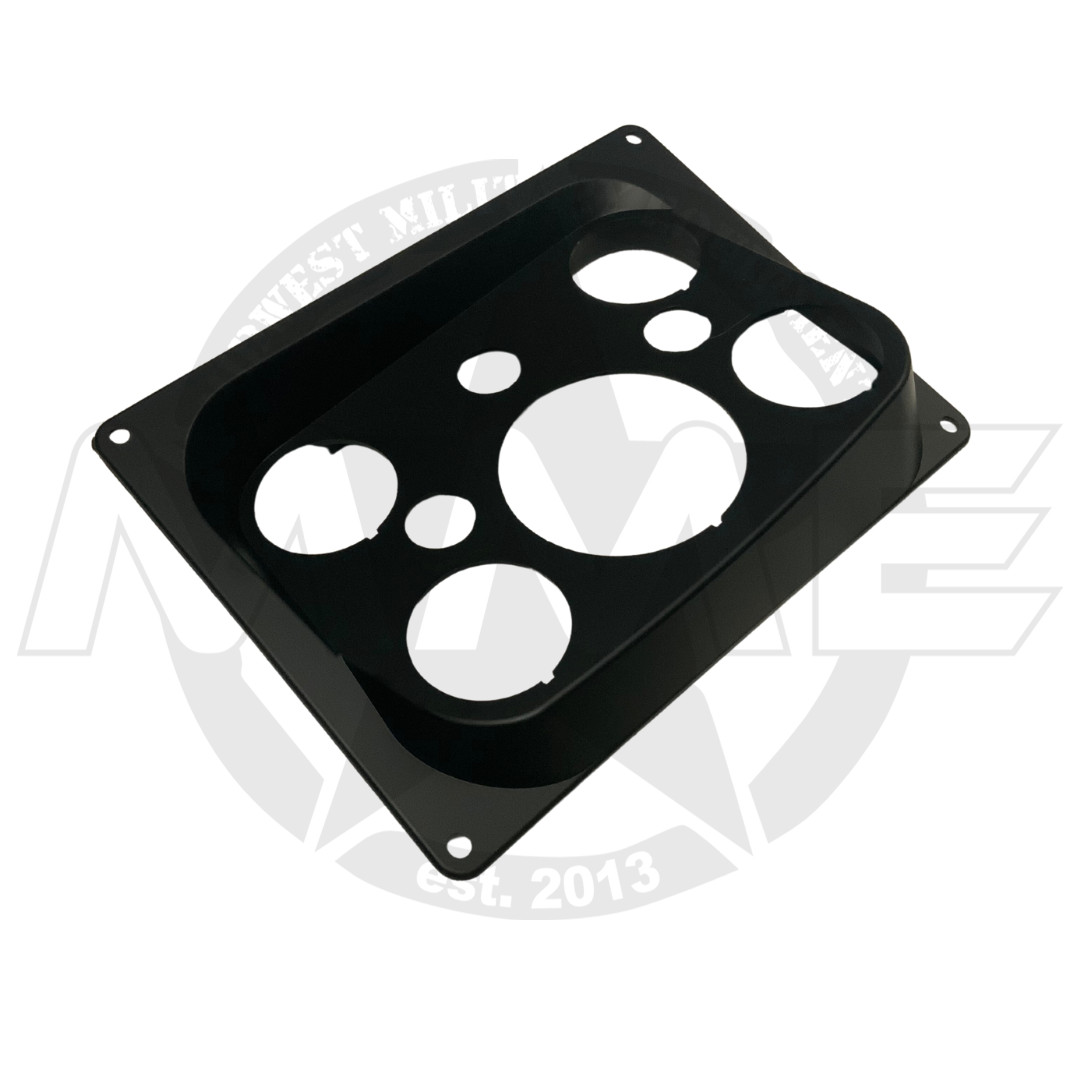 BLACK Plastic Instrument Panel Without Gauges For Humvee/HMMWV