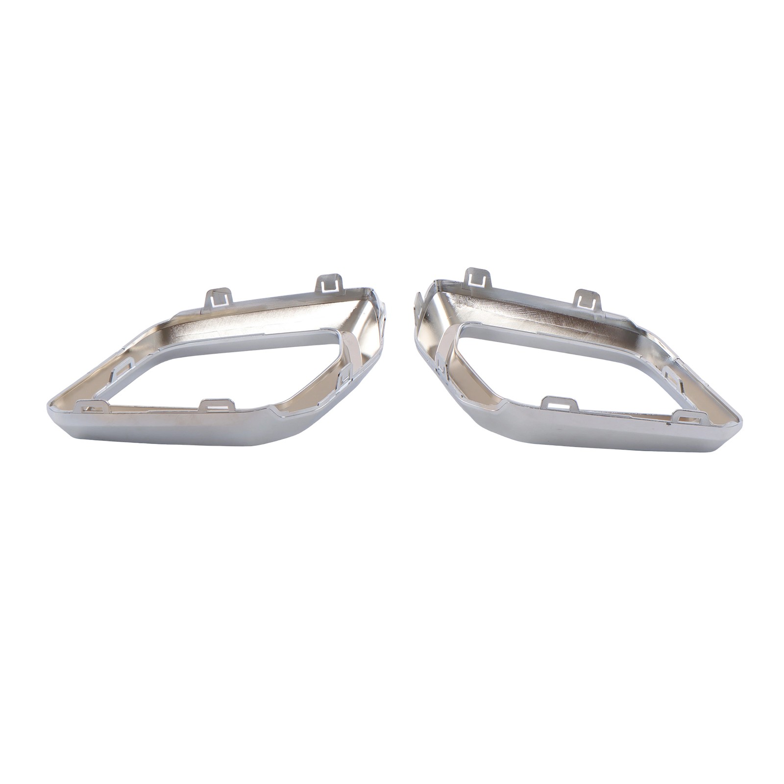 LH+RH Front Bumper Trim Molding Plastic Pair Sliver Fit For Honda CR-V 2023-2025