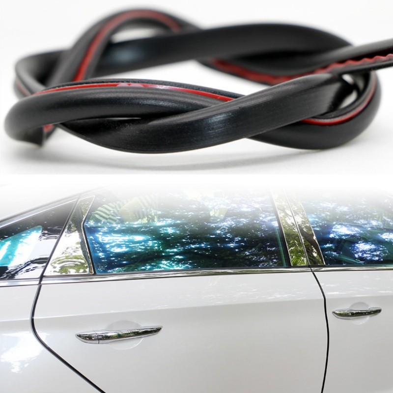 32.8Ft Car Door Edge Guard Moulding Trim Rubber Edge Strip Seal Protector Parts