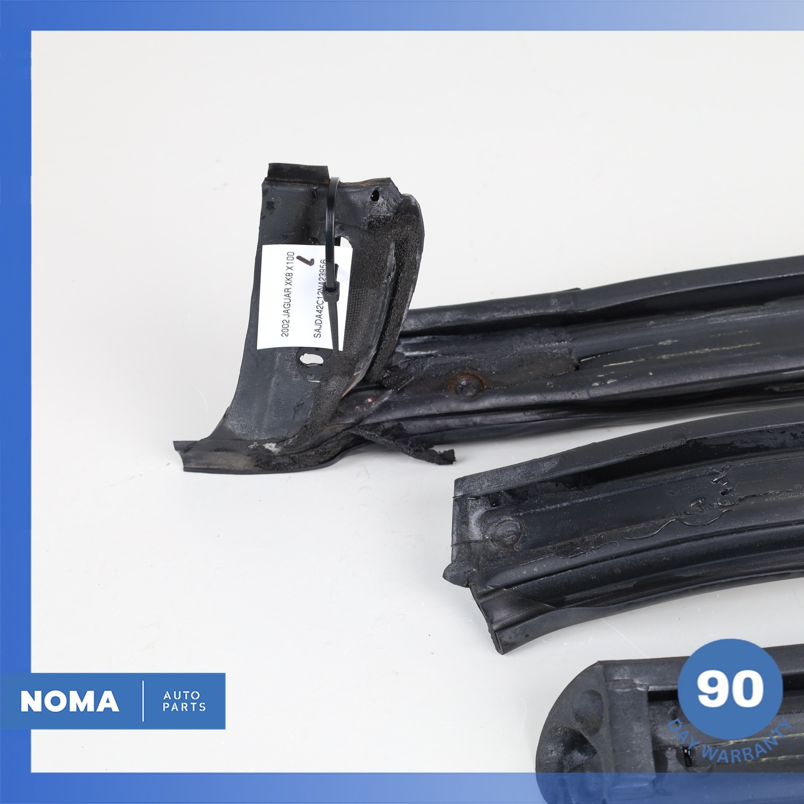 97-06 Jaguar X100 XK8 XKR Convertible Top Roof Left Molding Rubber Seal Set OEM