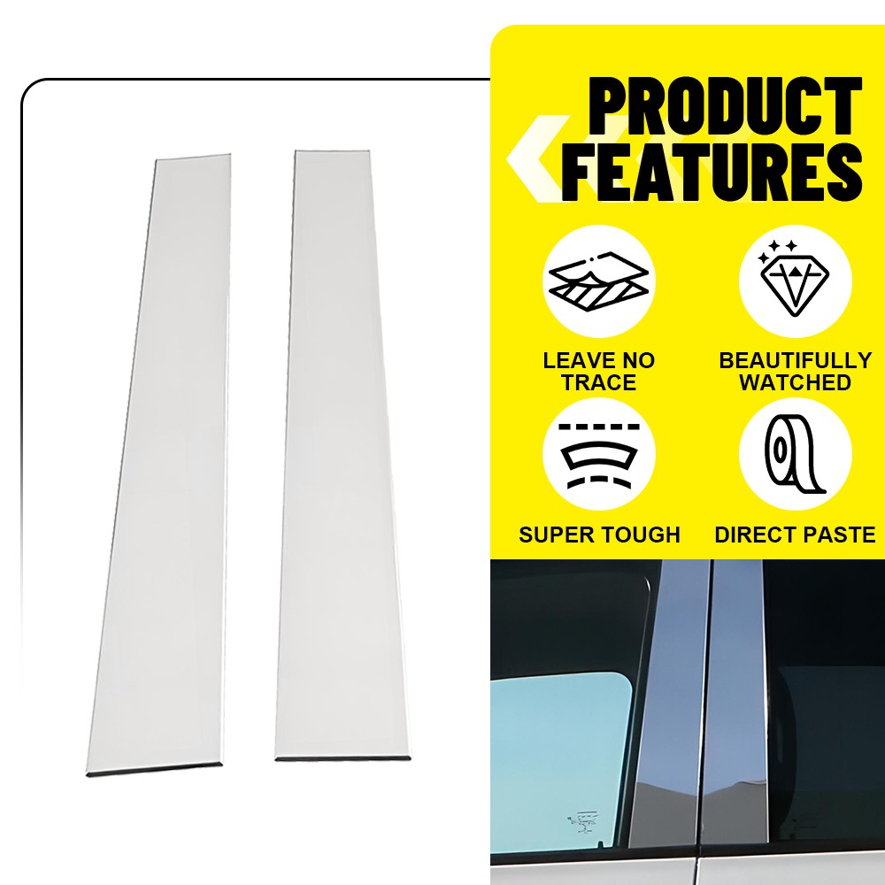 For Honda Accord Sedan 2013-2017 Chrome Door Pillar Post Trim Cover 6-30X