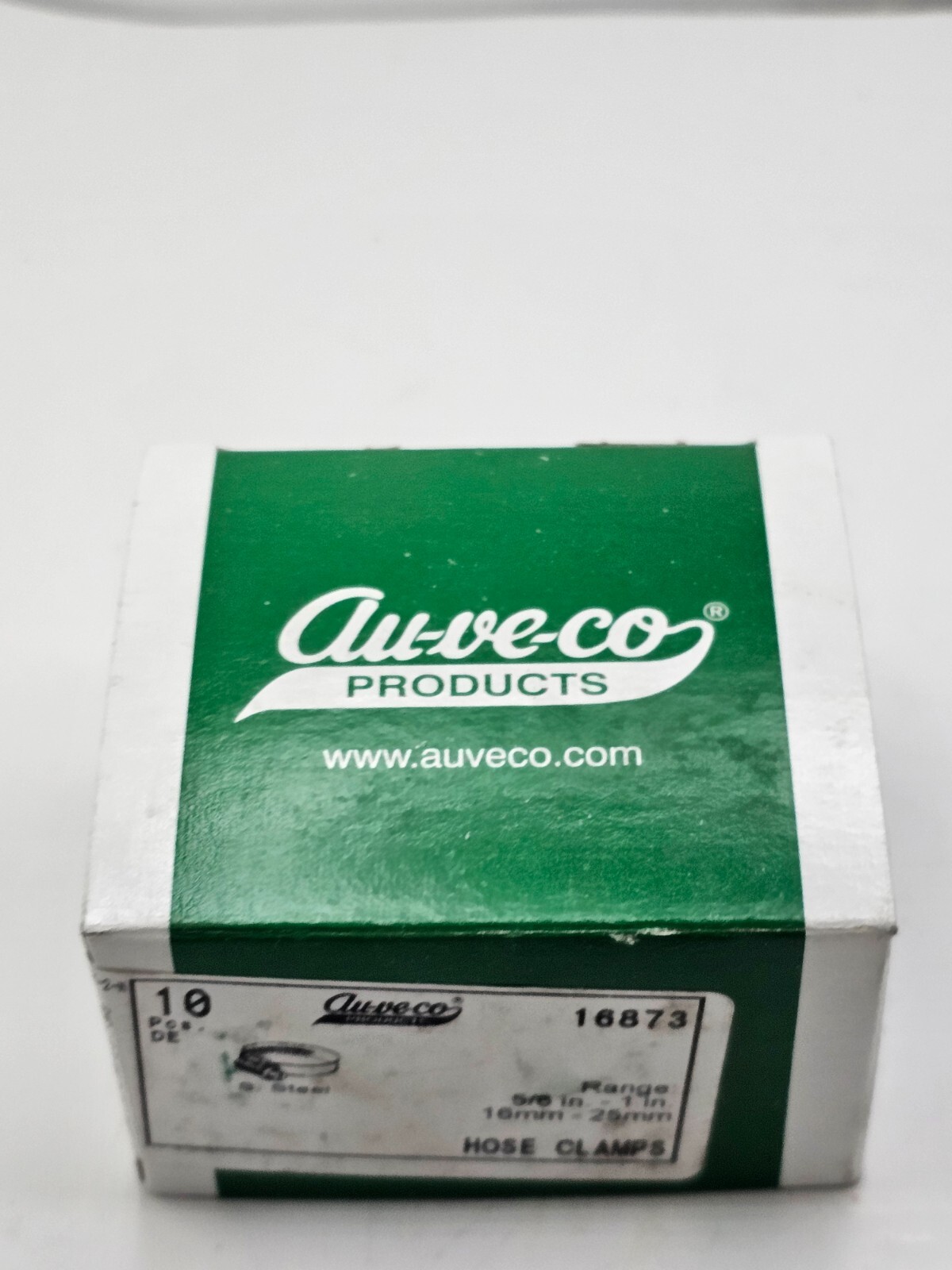 (QTY 10) Auveco 16873 Hose Clamps European Style Universal & for General Purpose