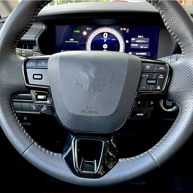 Bright Black internal Steering Wheel Trim For Toyota Camry 2025 2026