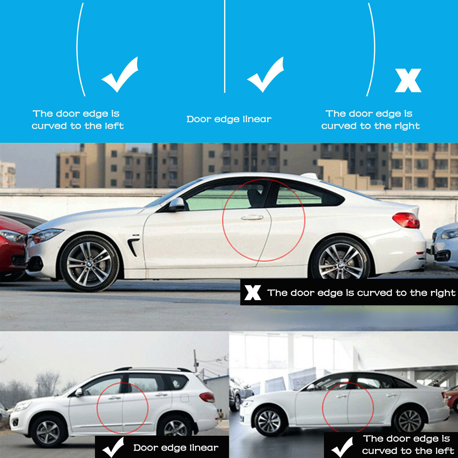 4x Clear Car Door Edge Scratch Anti-collision Protector Guard Strip Accessories