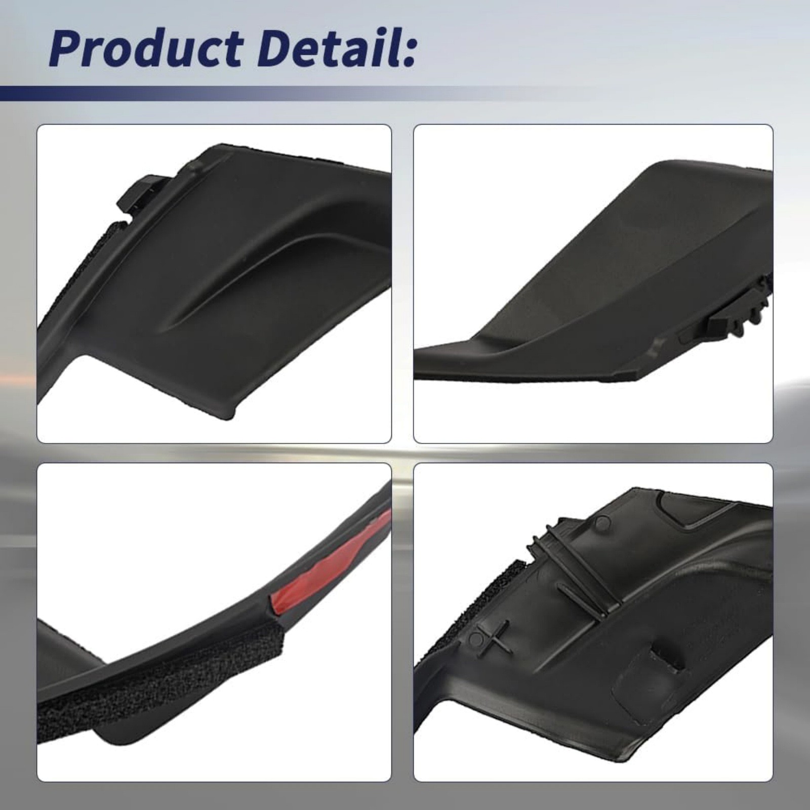 1 Pair 53867-08020 Windshield Wiper Cowl Cover Trim Replacement For Toyota