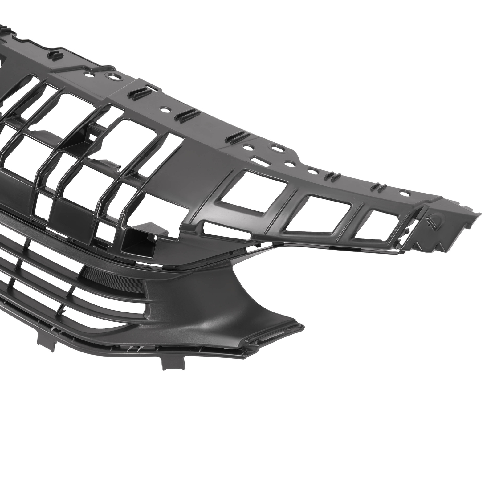 Front Bumper Upper & Lower Grill W/ Headlight Eyelid For Honda Civic 2022-2023
