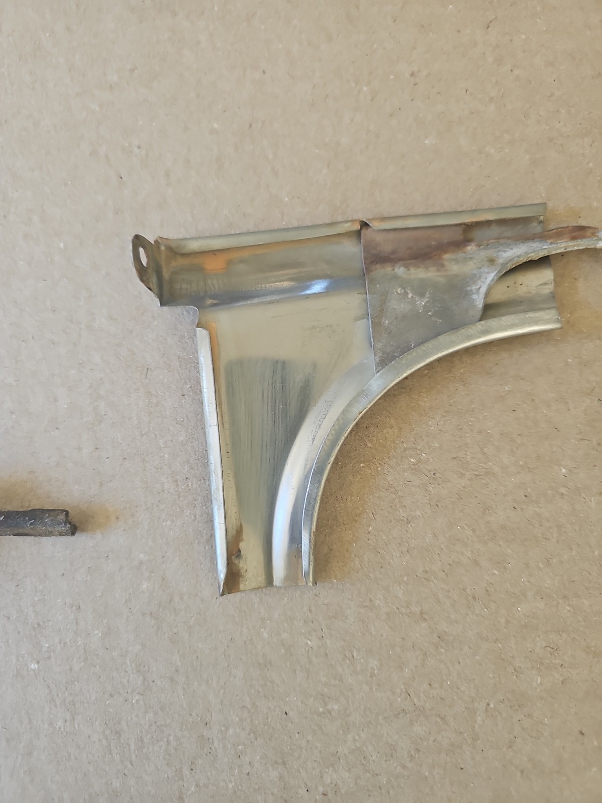 1956 – 57 Chevy Windshield Corner Molding Right & Left Belair 210 150 OEM