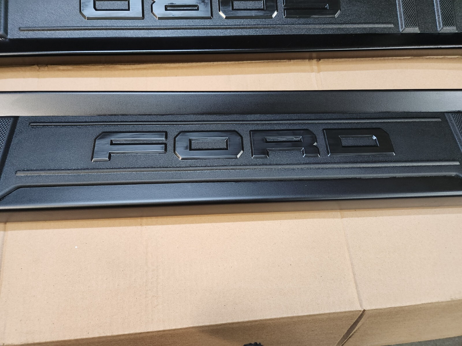 oem 2015 -21 Ford F150 crew cab running boards side steps BLACK 2021 body