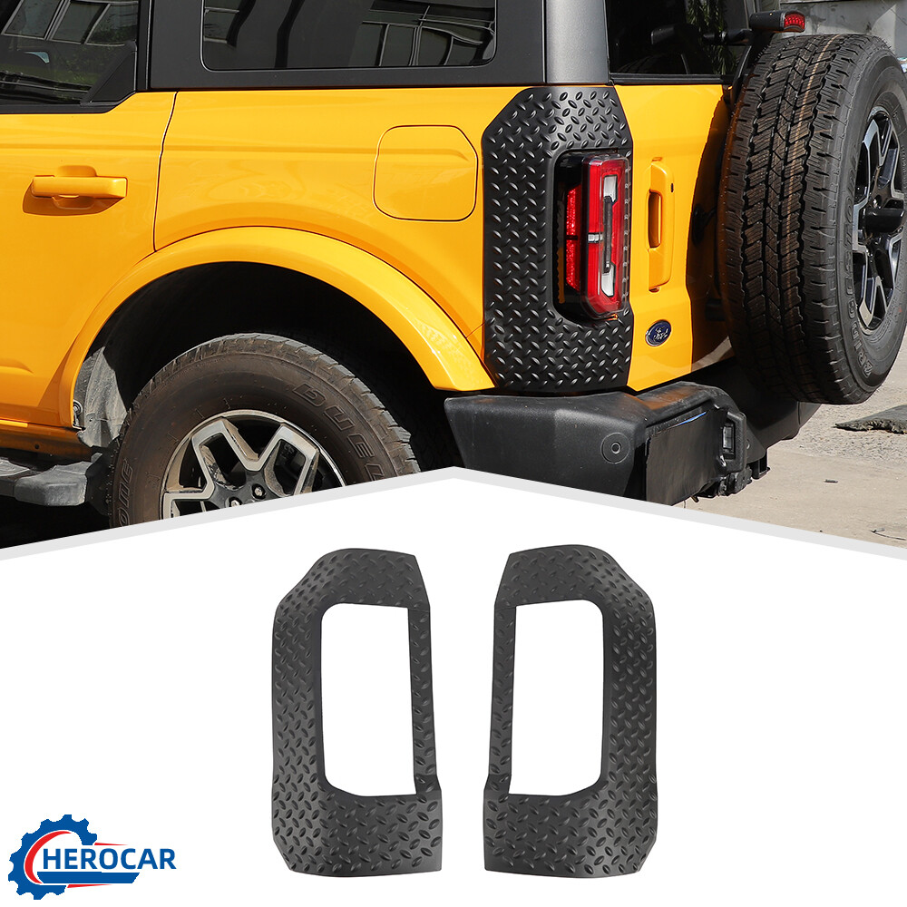 Rear Tail Light Corner Armor Cover Guard Trim for Ford Bronco 2021-25 Protector