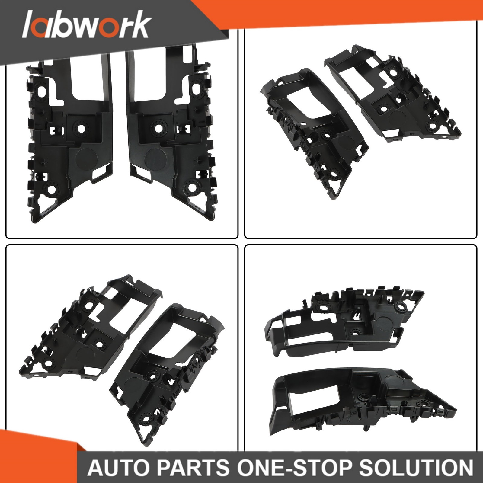Labwork Bumper Face Bar Reinforcement Brackets 2pcs For Truck Ford F-150 21-2023