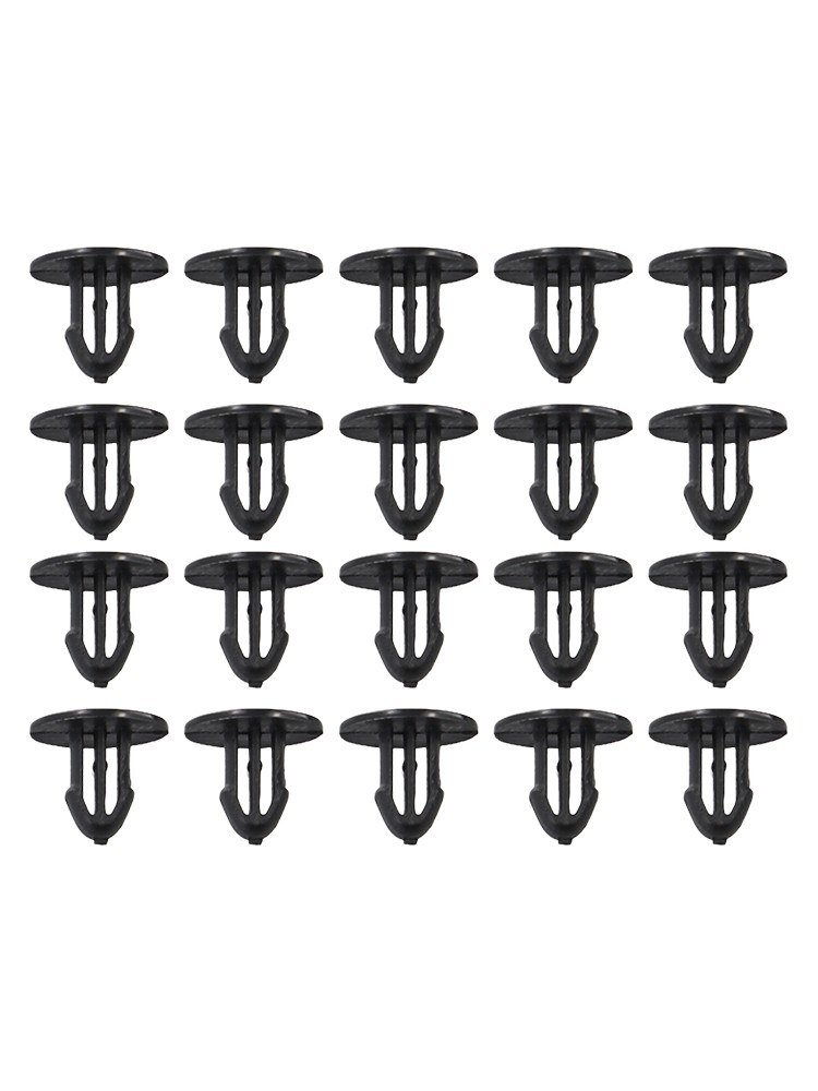 Fits Hole Size 6 Mm Clip Cowl Grille Clip Nylon Stem Length 10 Mm 20pcs As Shown