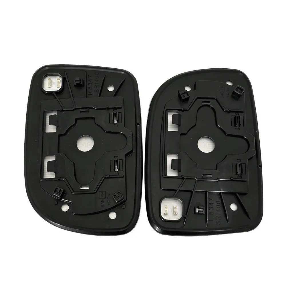 For Hyundai Santa Fe Rearview Mirror Glass Lens With Backing Plate Heated