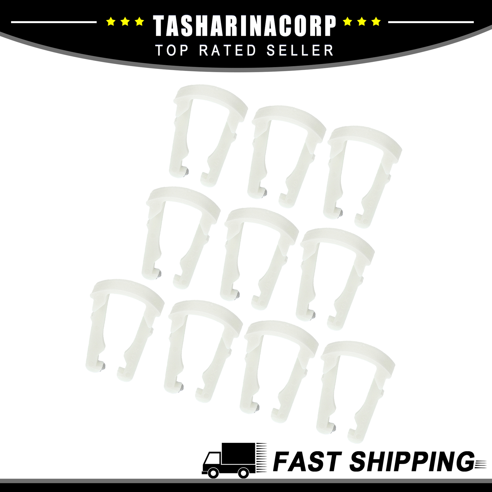 Piece of 10 Fuel Line Retainer Wire Routing Clips fit for Chevrolet Silverado