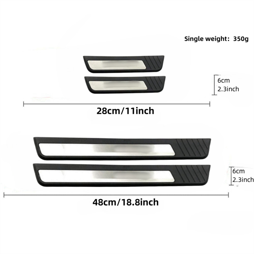 Outer Door Sill Plate Guard Protector Cover Trims For Honda CR-V CRV 2023 2025