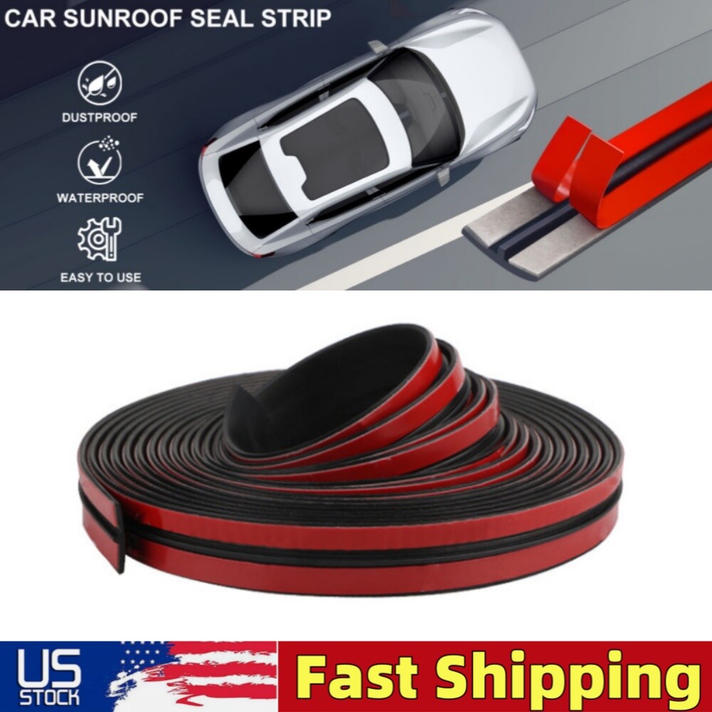 5M Car Roof Windshield Weather Seal Strip Rubber Molding Trim Protector Guard