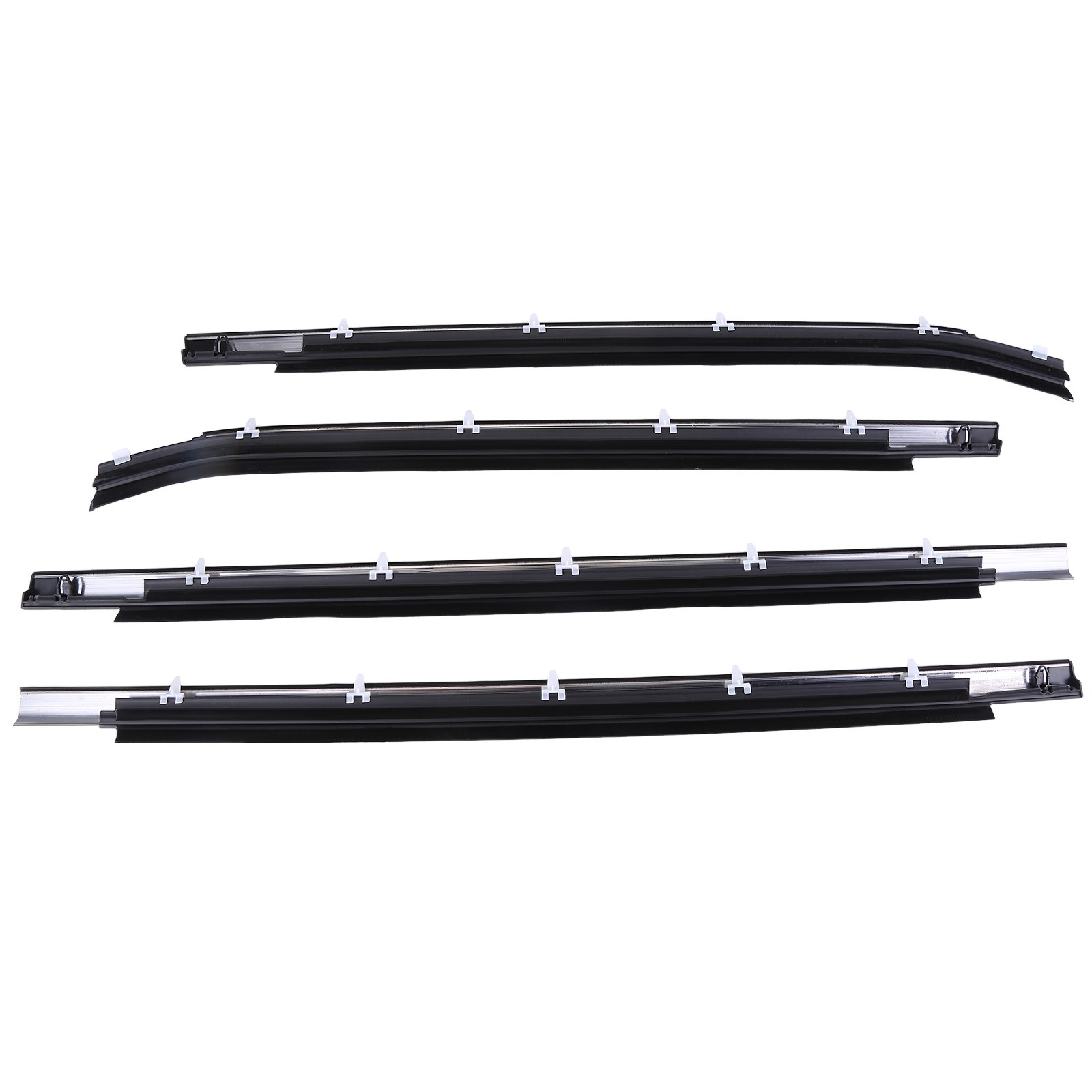 FOR TOYOTA TUNDRA 2000-2006 DOUBLE CAB 4PCS WEATHERSTRIP OUTER LOWER WINDOW