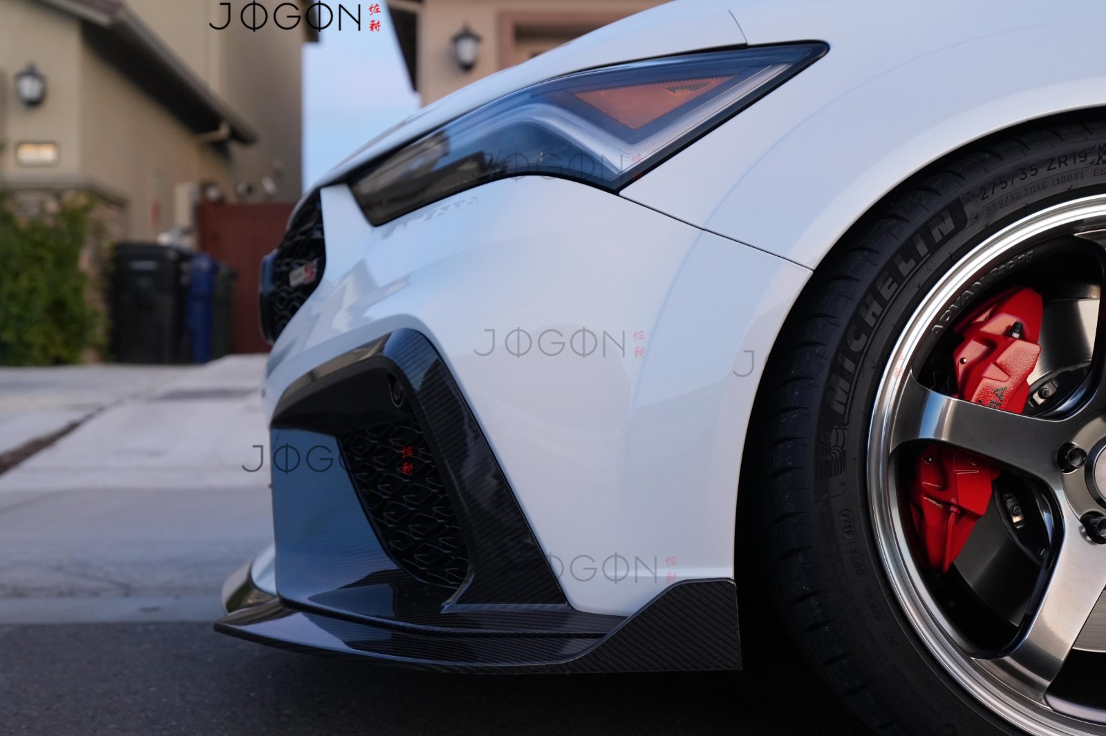 Real Carbon Front Bumper Body Air Splitters For Acura Integra Type S DE5 2024-26