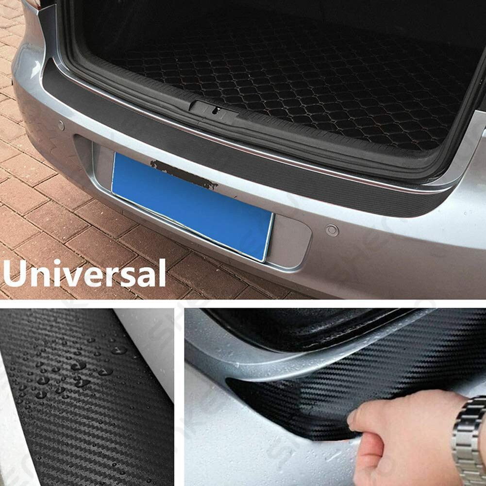 4PC 4D Car Door Sill Protector Carbon Fiber Sticker For Chevy Silverado Z71