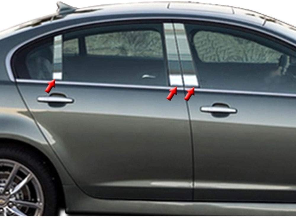6pc. Luxury FX Stainless Steel Pillar Post Trim for 2014-2018 Chevy SS