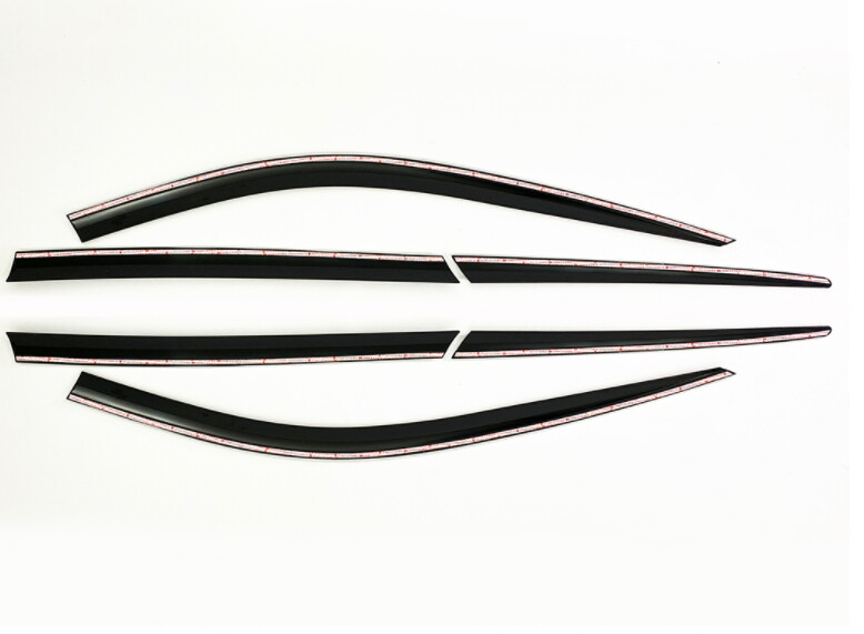 Premium Door Visor Rain Vent Guard Window 4P E456 Ups for Genesis GV80 2021~2023