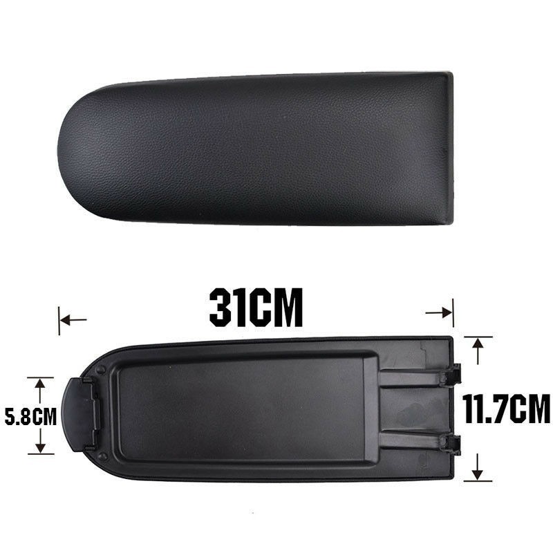 Black Car Armrest Cover Mat Latch Cushion 18D 867 173 For Golf for bora for mk4