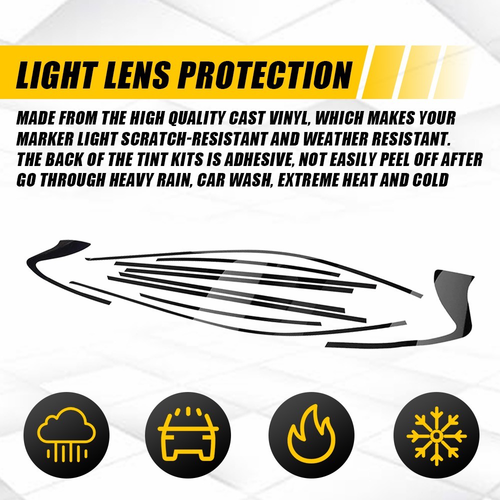For Infiniti Q50 2014-2024 Glossy Black Window Chrome Delete Blackout Overlay